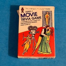 Vintage 1984 Professor Hoyle's Movie Trivia Game - Series 1 - Card Game