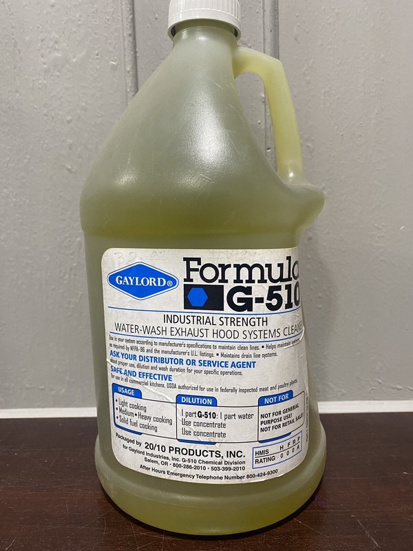 Gaylord Degreaser, Exhaust Hood 1 Gal Bottle 30478 - Fast Shipping