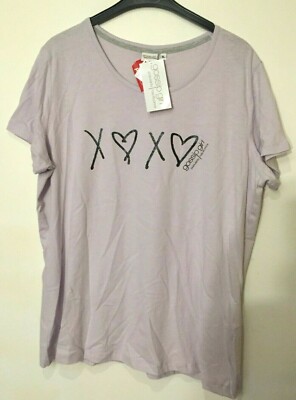 NEU DAMENSHIRT GOSSIP GIRL  ''XOXO'' GLITZER XL XXL T-SHIRT BLUSE TOP TV-SERIE 