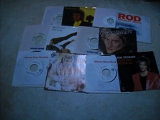 SIX ROD STEWART 45'S P.S". VG++ / NM-.