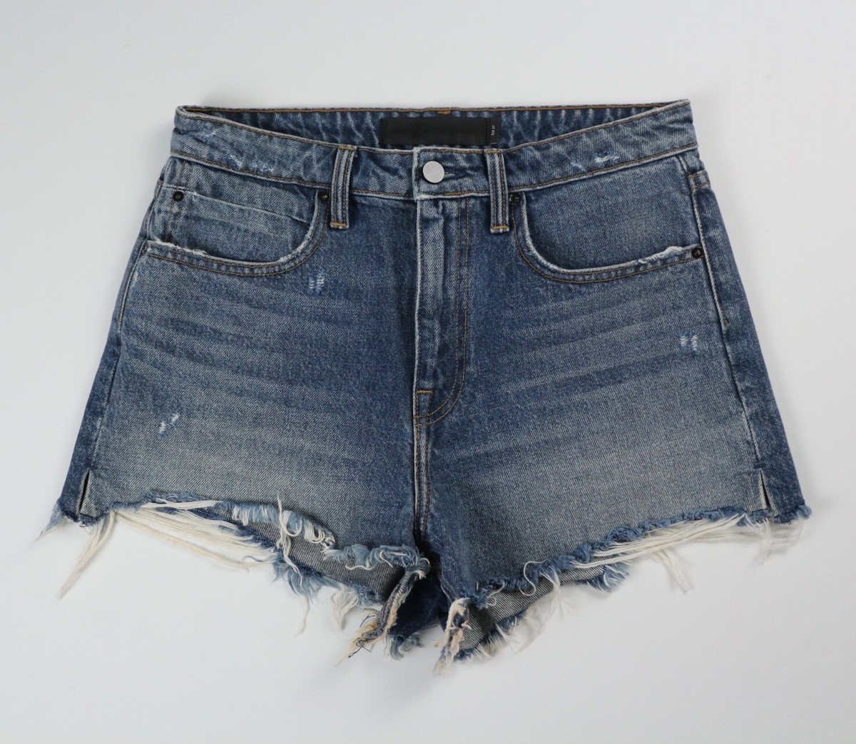Aayomet Womens Dark Blue Denim Shorts Womens Shorts Frayed Shorts