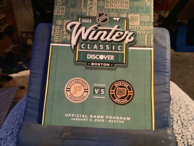 2023 WINTER CLASSIC NHL OFFICIAL GAME PROGRAM PITTSBURGH PENGUINS BOSTON BRUINS