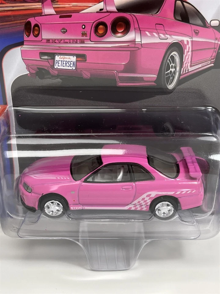 2000 Nissan Skyline GT-R BNR34 Nitro XGT Exc 1:64 Johnny Lightning JLCP7410 - Immagine 2 di 4