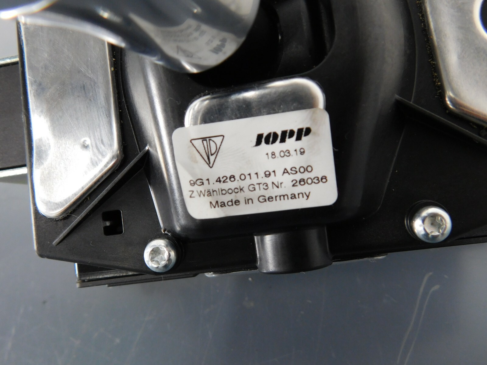 2019 18 Porsche 911 GT3 RS 991.2 PDK Jopp Shifter Assembly  #5837 D6