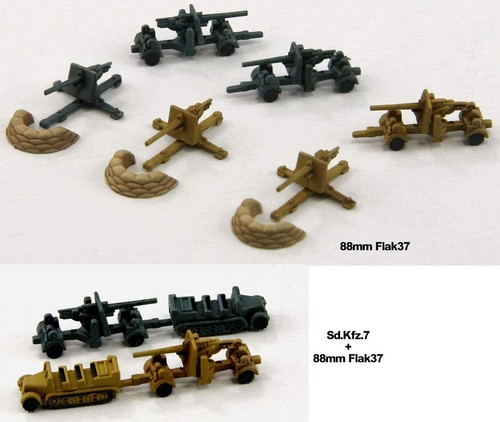 Pit Road 1/700 MI Serie Segunda Guerra Mundial Juego de Vehículos del Ejército Alemán 1 Plas - Imagen 8 de 9