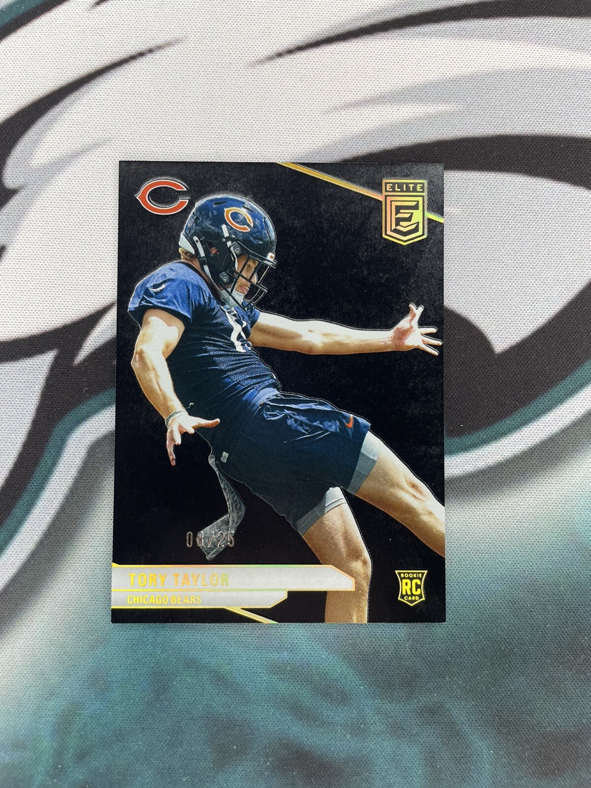 2024 Donruss Elite Football Tory Taylor Black Parallel RC /25 #101 Bears