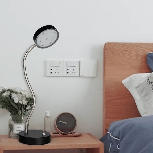 360° Adjustable Flexible Gooseneck Eye-Caring Desk Light With Switch For Reading - Picture 7 of 12