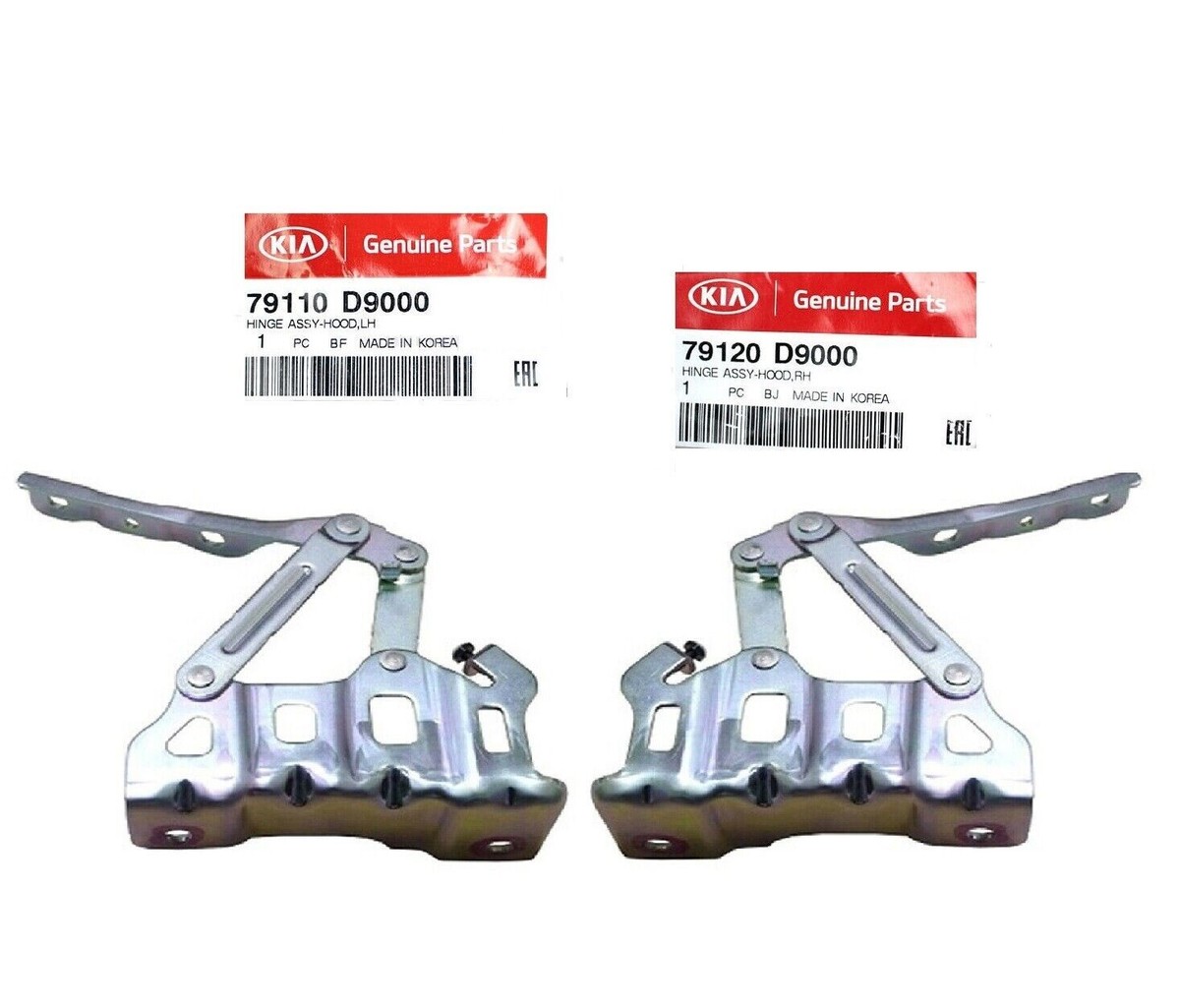 79110D9000 79120D9000 Front Hood Hinge LH RH Set Kia Sportage 17