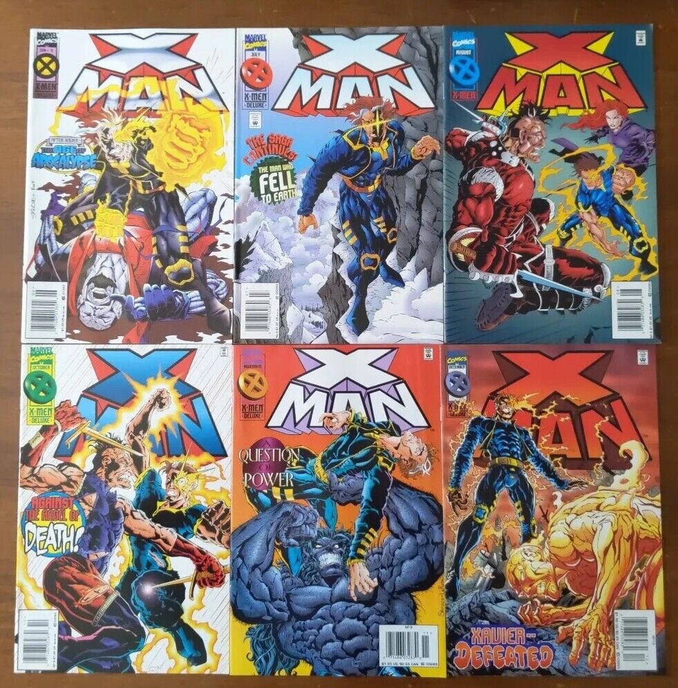 X-Man #4-6 8-19 21 23-25 - Newsstand Lot! Age Of Apocalypse Mr Sinister - 1995