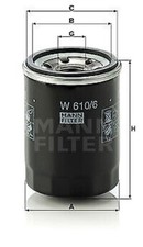 W 610/6 MANN-FILTER Ölfilter Für Acura, Ford USA, Honda, Mitsubishi
