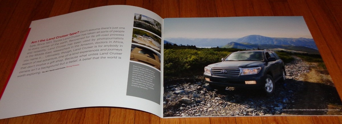 Original 2011 Toyota Land Cruiser Deluxe Sales Brochure Catalog | eBay