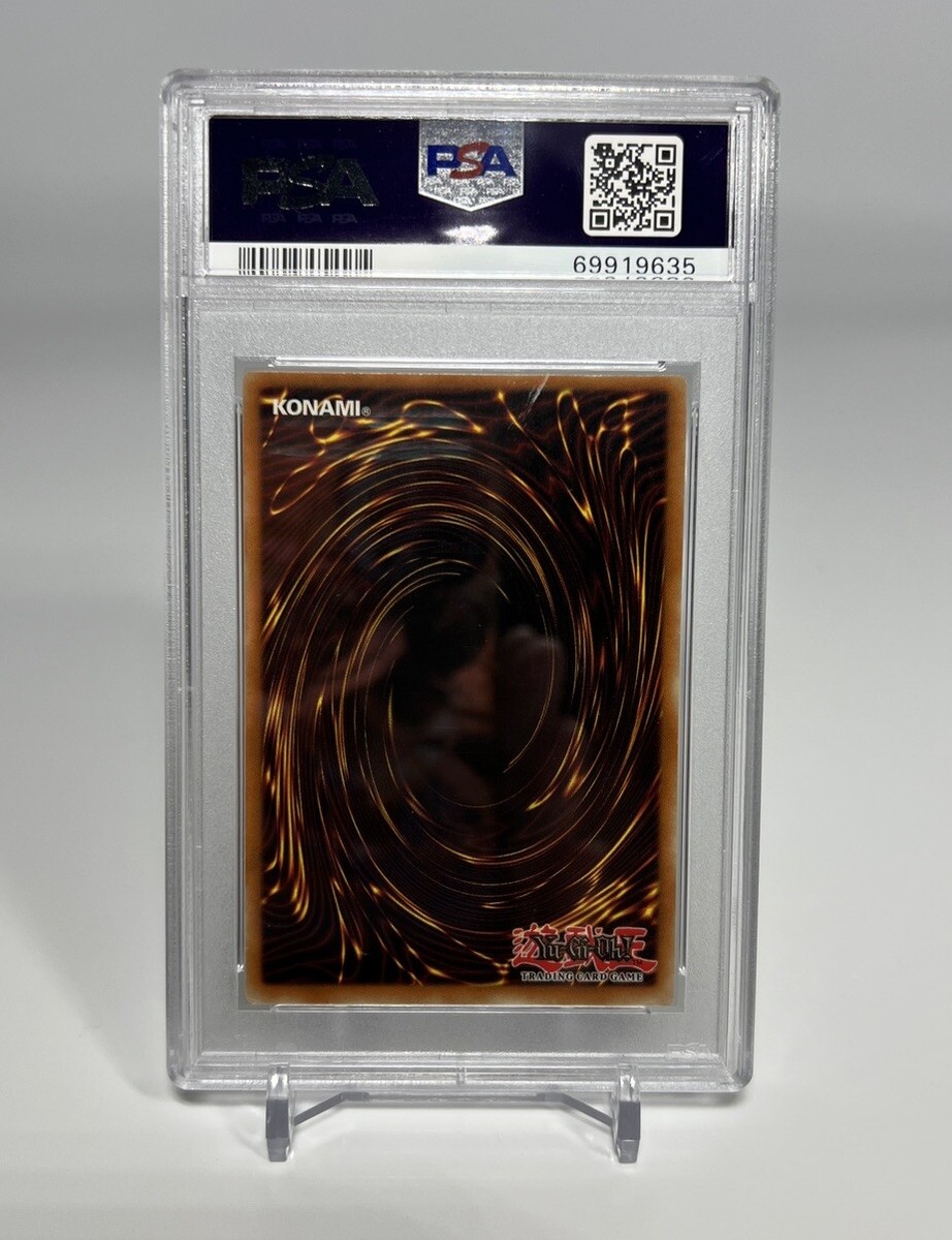 2003 Yugioh! Magic Cylinder Reverse Foil Error LON-104 PSA 8 NM-MT