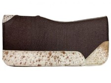 Showman 24  X 24  Hair on Cowhide Felt horse saddle Pad