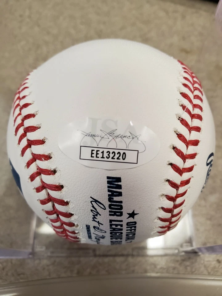 Gleyber Torres Signed Auto OMLB NY Yankees BASEBALL JSA - Image 3 of 3