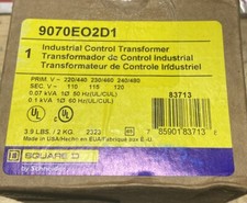 NEW Square D 9070EO2D1 Industrial Control Transformer 83713 Schneider Electric