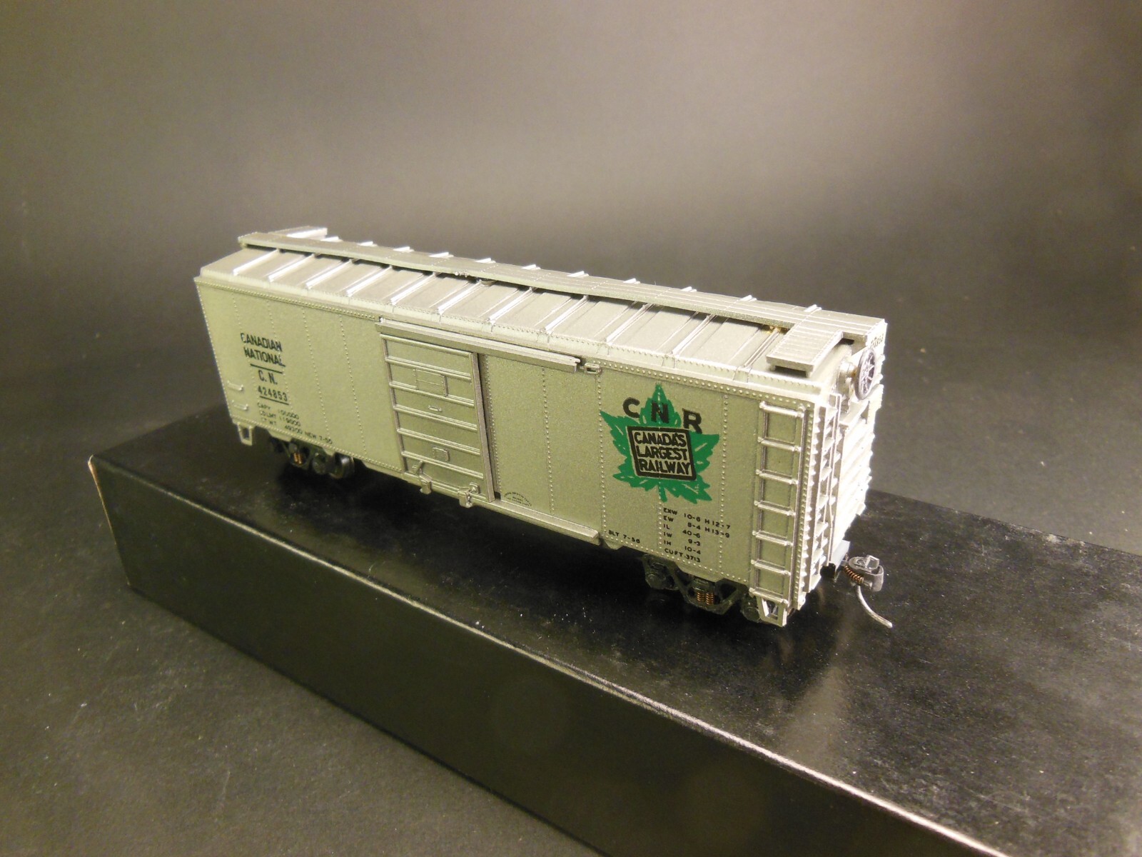 HO SCALE KAR-LINE CANADIAN NATIONAL CN 424853 40' BOX CAR | eBay