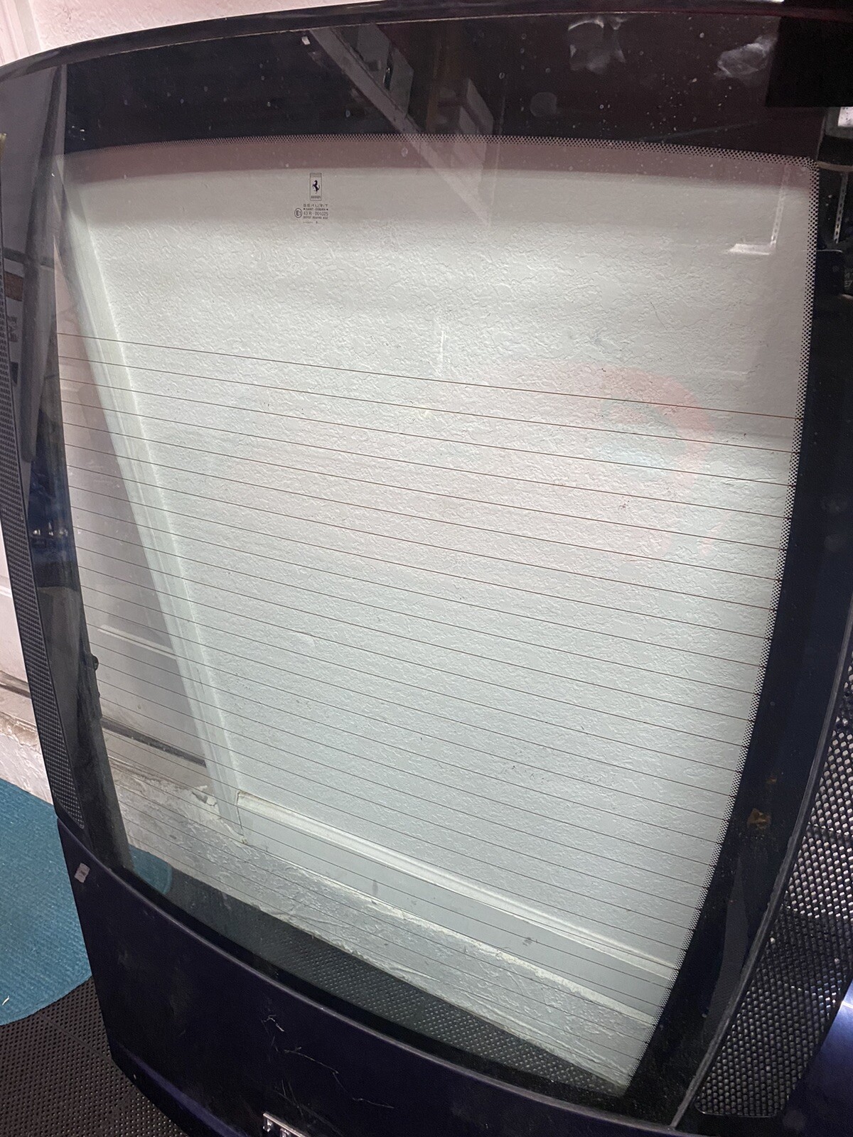 Ferrari 360, Coupe, Back Glass, Deck Lid Glass, Window, Used P/N 63330700