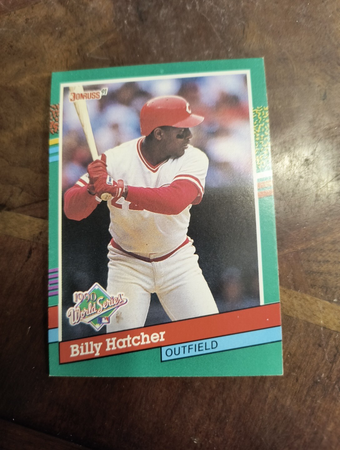 BILLY HATCHER 1991 DONRUSS 1990 WORLD SERIES #763 FREE SHIPPING