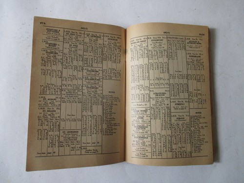 Collectable Railway Guide Birmingham Fbruary 1954 - Foto 8 di 8