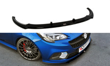 Frontdiffusor Diffusor Maxton Design glänzend schwarz ABS für Vauxhall Corsa E Vxr