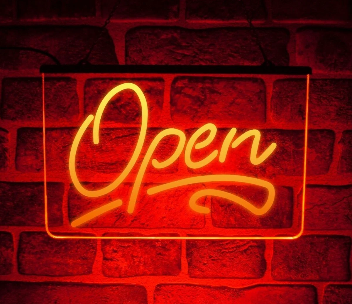 Red on sale neon led