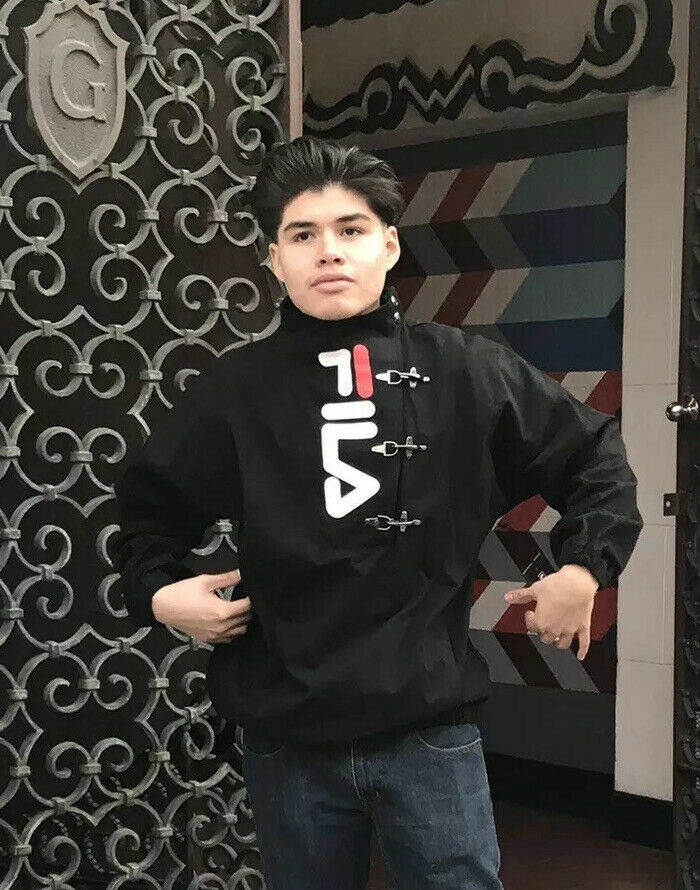 Giacca a vento uomo Fila nera moda top