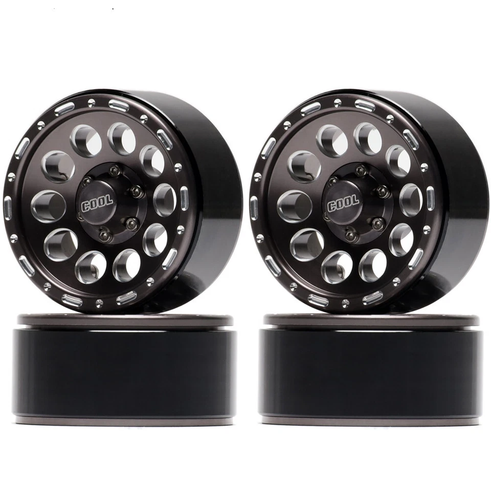 1.9“ Alloy Beadlock Wheel Rim RC Hub for 1/10 RC Car Crawler Axial SCX10 Traxxas - Image 2 of 4