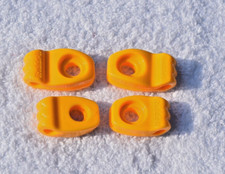 New Riddell Speed Flex Football Helmet Facemask Clip Set - YELLOW GOLD