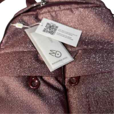 Mandarina Duck Pink Sparkly Mini Backpack Purse NWT | eBay display picture 2