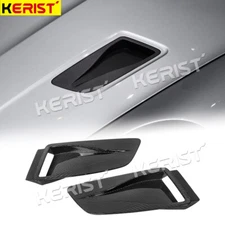 Carbon Front Air Vent Bumper Hood Covers  For Porsche 911 GT3 RS 2016-19  