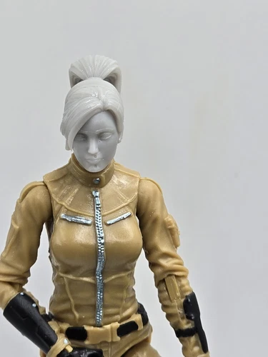 3d Printed STAR WARS ADULT OMEGA Head 1:18 3 3/4" GI Joe 25th Anniversary B78