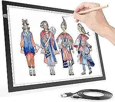 A4 Light Pad for Diamond Painting, Light Board, Tracing Light Box by Magnetic 