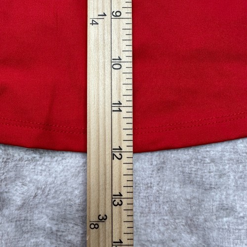 Spyder Crop Top Womens Large Red Sleeveless Tank Built in Bra Gym Athletic - Picture 8 of 9