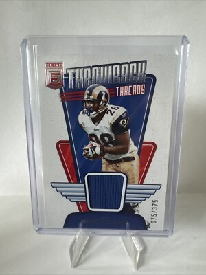 Marshall Faulk 2023 Panini Donruss Elite Throwback Threads /375 Rams