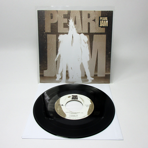 Pearl Jam 1990-1992 Boxed Set Sampler - Promotional 7" Black Vinyl - Rare