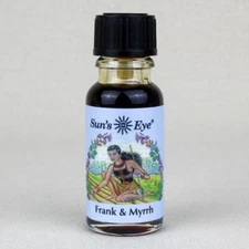 Frankincense and Myrrh, Sun's Eye Body Grade Blended Oil, 1/2 Ounce Bottle