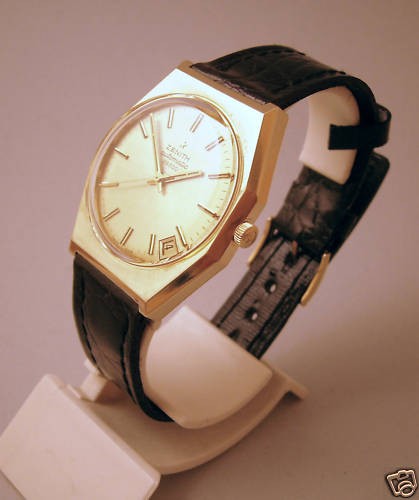 ZENITH STELLINA 28800 AUTOMATICO DATARIO ORO 18 KT SELFWIND GOLD WATCH  VINTAGE | eBay