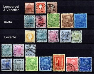 Österreich Sammlung Portomarken Feldpost auf Vordrucken