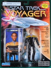 1995 Playmates Tuvok Star Trek Voyager Actionfigur 6487 Neu auf Karte