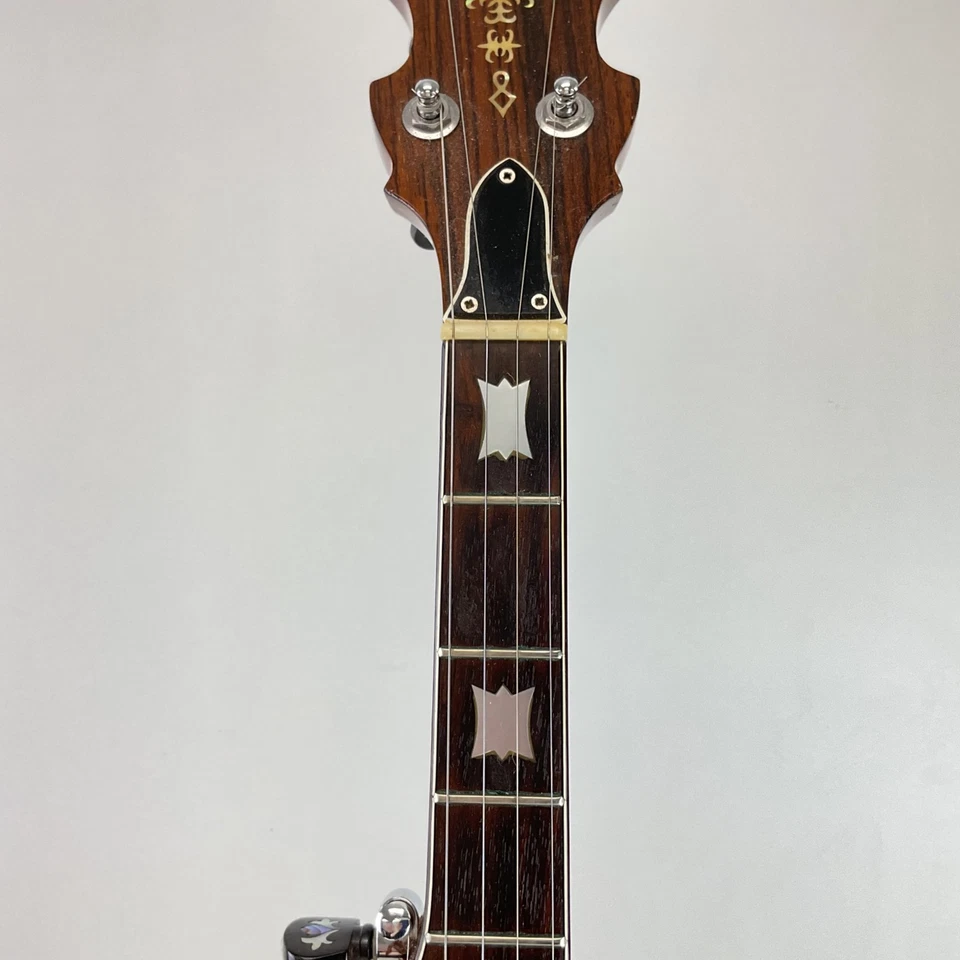 Alvarez 1970's Minstrel 5 String Bowtie Resonator Banjo w/ Hardcase (L) S#563 - Image 4 of 4