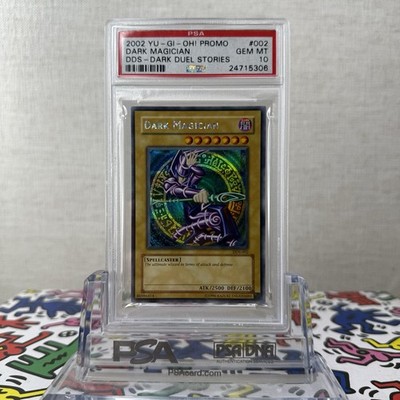 2002 YU-GI-OH! PROMO DDS-DARK DUEL STORIES #002 DARK MAGICIAN PSA