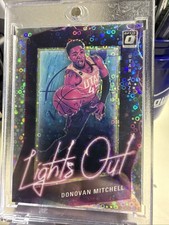 2020 Panini Donruss Optic Lights Out Fast Break Holo Prizm Donovan Mitchell