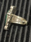 Vintage Handmade Malachite, Pearl And Peridot Sterling Silver 925 size 7 — photo 4