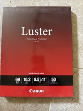Canon Photo Paper Pro Luster LU-101 (8.5x11" - 50 Sheets) - NEW & SEALED!