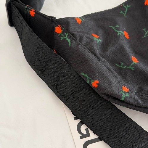 Baggu Medium Nylon Crescent Bag in Painted Wildflower - Picture 6 of 7