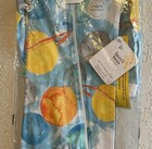 NEW Burt's Bees Baby~One-piece Sleeper Footie Planet Print Organic Cotton, 12mo — photo 3