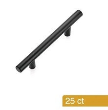 Style Selections 3-3/4-in , 96mm Center to Center Matte Black cabinet pulls new