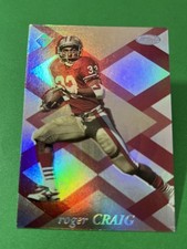 ROGER CRAIG AUTOGRAPH - 1998 COLLECTORS EDGE -SUPER MASTER-SF 49ers - #533/2000