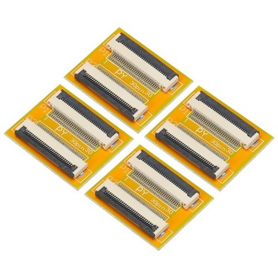 FFC FPC Extension Board PCB Extend Connector 30 Pin 0.5mm Pitch Single Side 4pcs
