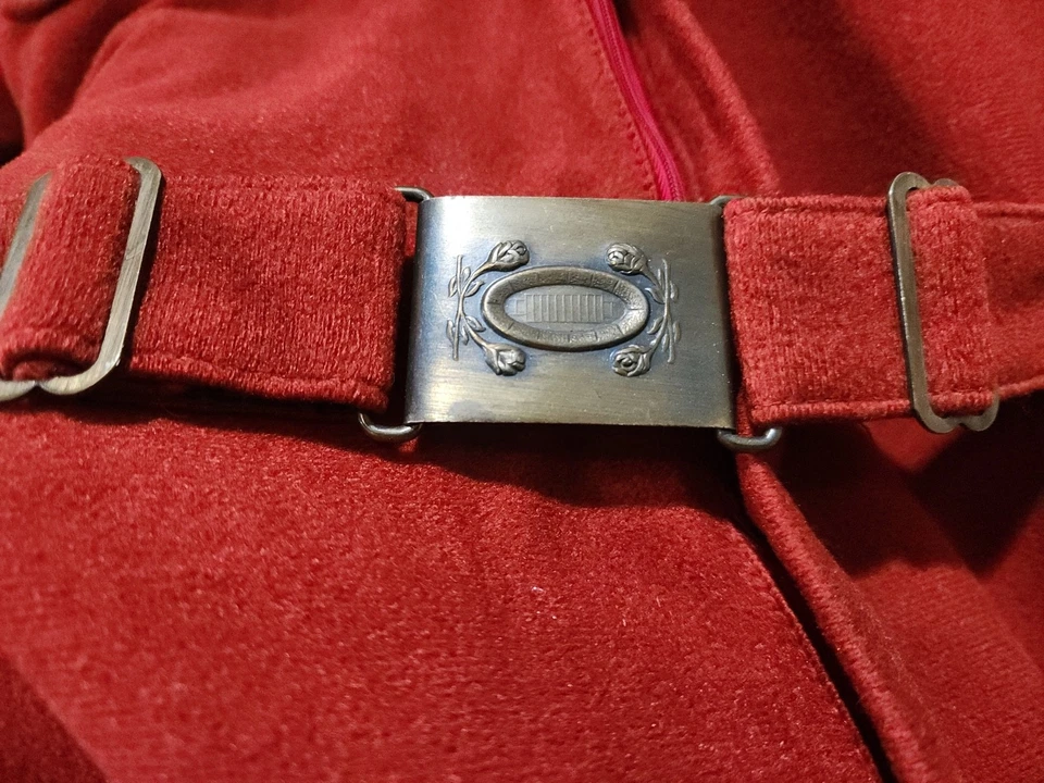 DE COLECCIÓN BILL PARRY PASADENA HOMBRE TALLA GRANDE TELA ROJA MOD MONO DISCO FIESTA MOD Foto 4 de 4